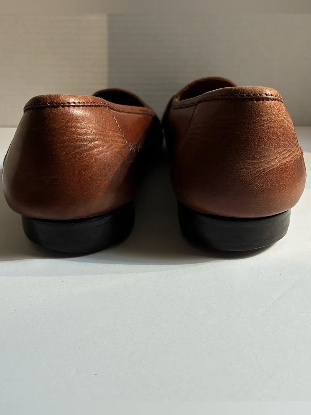 Giorgio Brutini Chestnut Brown Leather Tassel Loafers